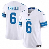 Men & Women & Youth Detroit Lions #6 Terrion Arnold White 2025 F.U.S.E. Vapor Limited Stitched Jersey,baseball caps,new era cap wholesale,wholesale hats